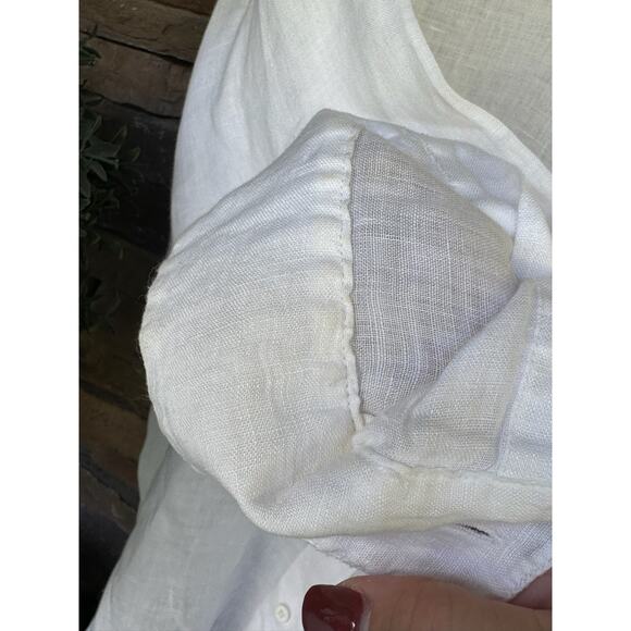 Go Linen L'Zinger Long Sleeve Single Pocket Linen Shirt-Size 1 - Picture 6 of 8